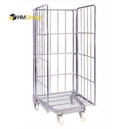 folding roll pallet container folding roll pallet container
