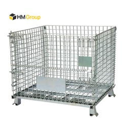 rigid iron wire mesh container rigid iron wire mesh container