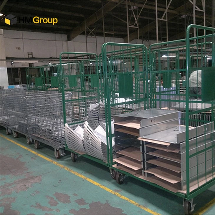 Metal Pallet With Wheels