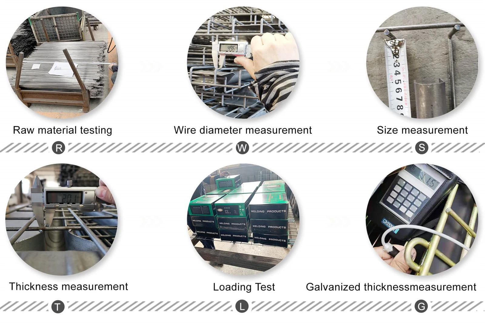 Inverted U-Channel wire decking Quality Inspection Inverted U-Channel wire decking Quality Inspection