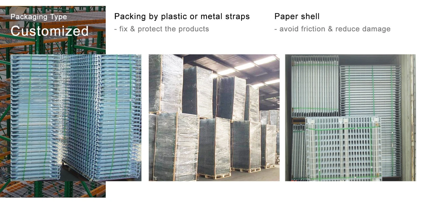 Inverted U-Channel wire decking Packaging Inverted U-Channel wire decking Packaging